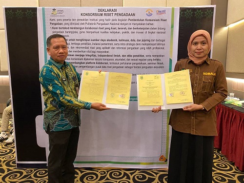 Pemko Dumai Hadiri Seminar Nasional dan Deklarasi Konsorsium Riset Pengadaan yang Ditaja Polteknas
