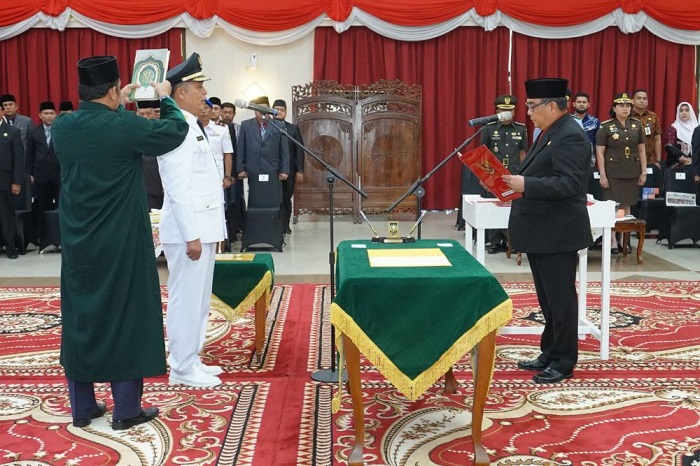 Sah! Herman Dilantik Jabat Pj Bupati Inhil, Ini Pesan Tegas Plt Gubri