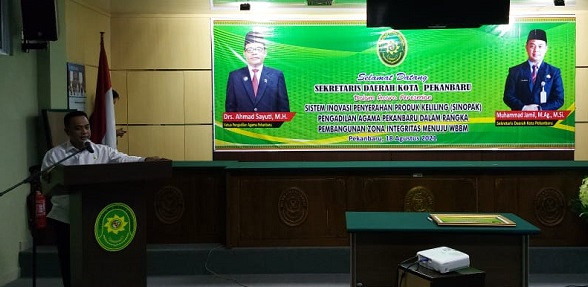 Pengadilan Agama Pekanbaru Luncurkan SINOPAK, Apa Itu?