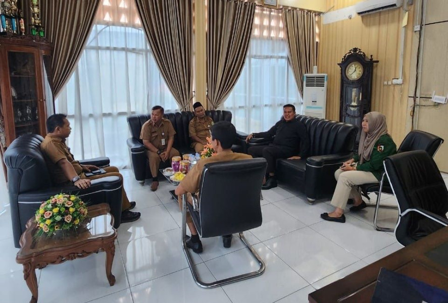 Kepala DKP Pekanbaru Koordinasi ke Dinas Tanaman Pangan dan Holtikultura Provinsi Riau