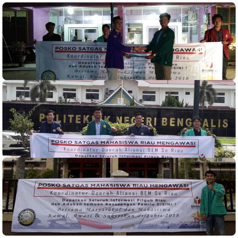 Sukseskan Pilgubri, BEM SRI Bentuk Satgas Mahasiswa Riau Mengawasi