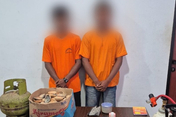 Dulang dan Jual Emas Ilegal, Dua Orang Diamankan di Kuansing