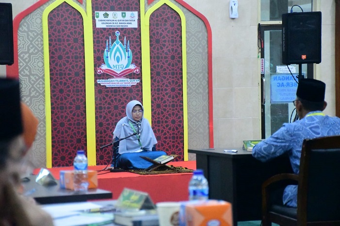 Enam Finalis Cabang 30 Juz MTQ Bersaing ketat  di MTQ Provinsi Riau di Bengkalis