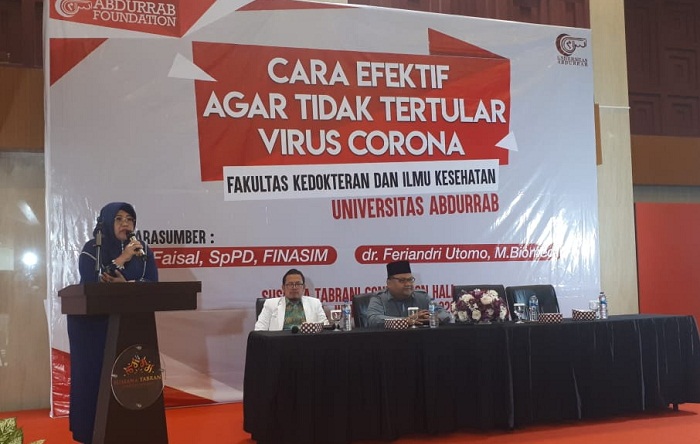 Gelar Diskusi Publik, Ini Pernyataan Sikap Universitas Abdurrab Terkait Virus Corona