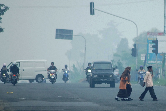 Kabut Asap Pekat, Aktivitas Sekolah di Duri Diliburkan