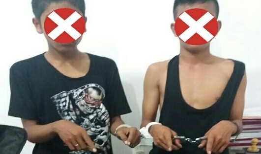 Mencuri di SD IT, Polisi Tangkap Ronaldo dan Temannya di Tualang-Siak
