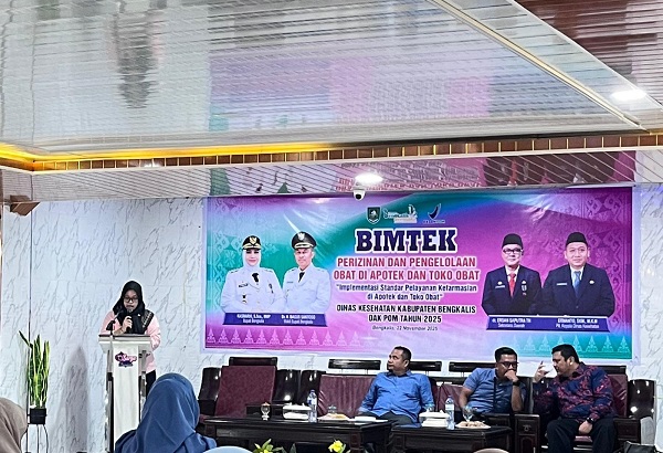 Dinkes Bengkalis Gelar Bimtek Perizinan dan Pengelolaan Obat