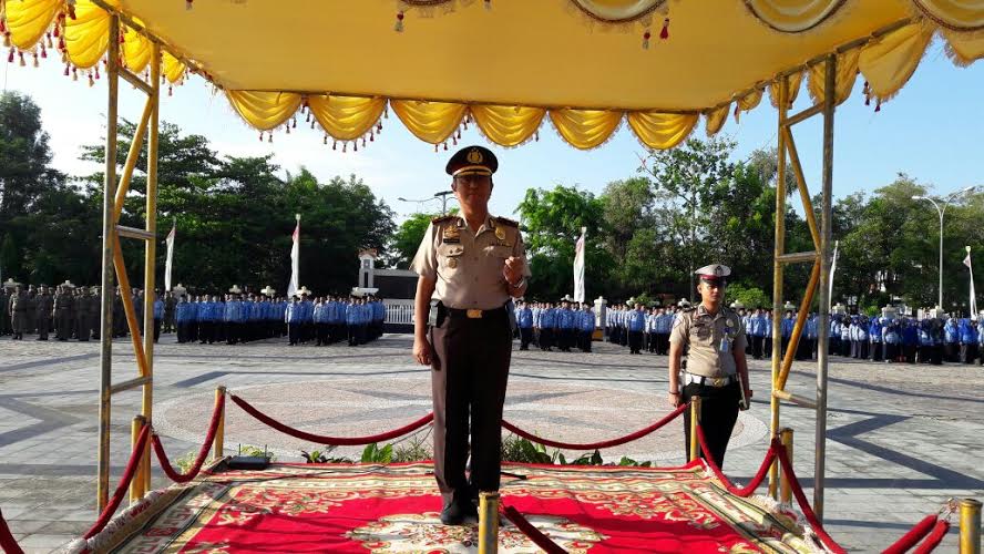 Kapolres Inhil Pimpin Upacara Hari Kesadaran Nasional