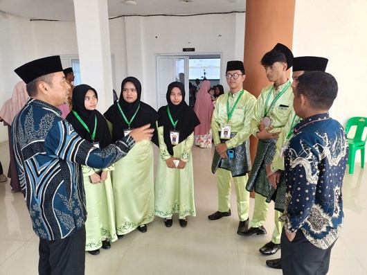 13 dari 27 Golongan Kafilah Kabupaten Kampar Lolos ke Babak Final Pada MTQ ke-43 Provinsi Riau di Bengkalis