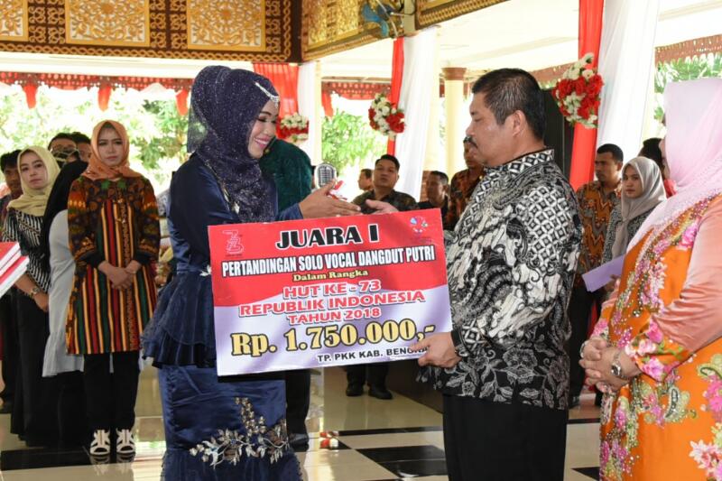 PKK Bengkalis Gelar Lomba Solo Vocal Dangdut, Ini Juaranya 
