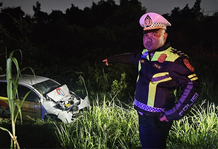Laga Kambing Sirion vs Bus Pelangi di Yos Sudarso, Satu Meninggal Dunia