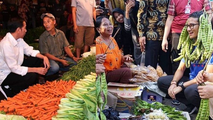 Dengar Curhat Emak-emak di Pasar, Sandiaga Uno Tantang Presiden Jokowi Lakukan Hal Konyol Ini... 
