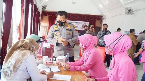 HUT Bayangkara Ke- 75, Polres Rohul Gelar Donor Darah