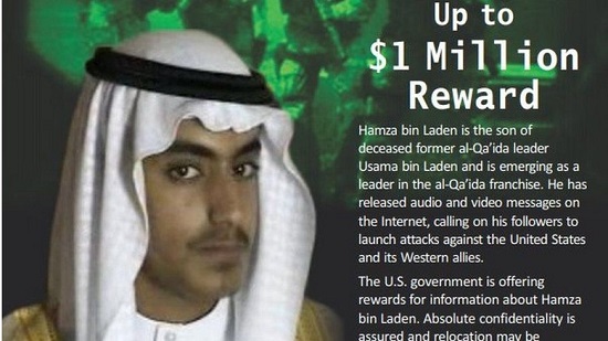 Amerika Buru Putra Osama bin Laden, Hadiahnya Rp14, 1 Miliar