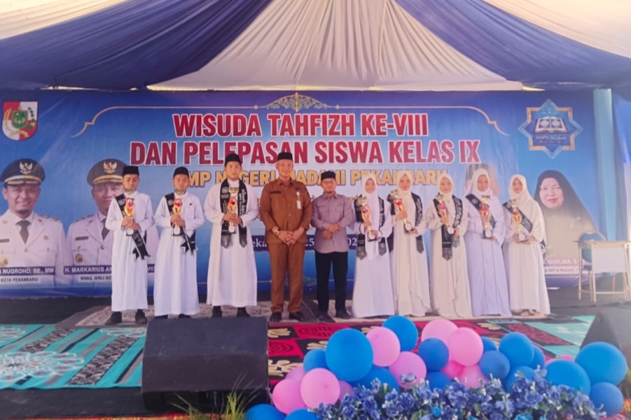 Pekanbaru Cinta Alquran, SMPN 41 Madani Lahirkan 115 Hafiz Baru