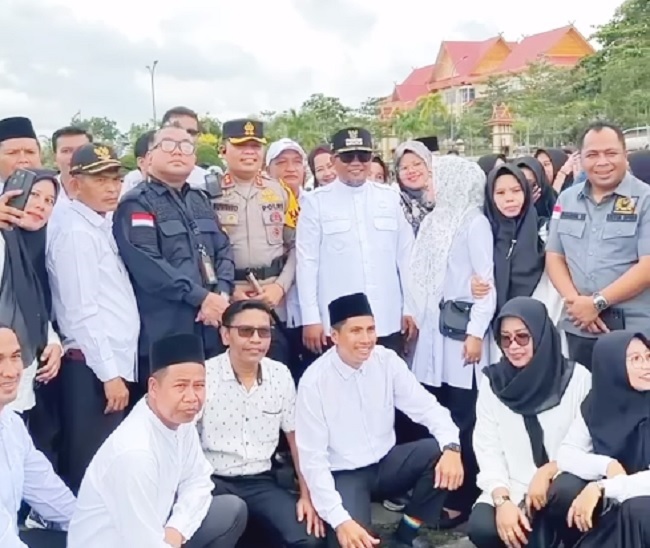1.827 KPPS se Pangkalan Kerinci Dilantik
