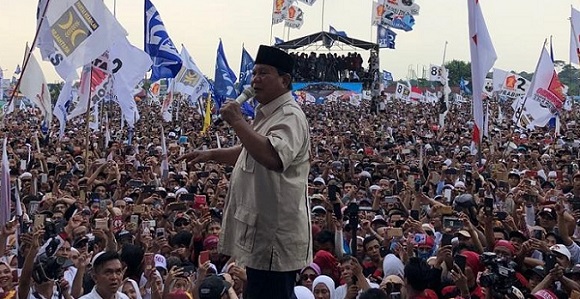 Tak Diizinkan Kampanye di Stadion Pakansari, Prabowo: Gue Penasaran, Rasanya Dulu Bupatinya Gue yang Usung
