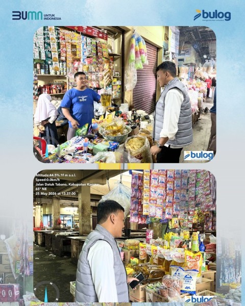 Perum BULOG KC Kampar Memastikan Ketersediaan Stok Menjelang HKBN Idul Adha1447 H/2026 Aman dan Cukup