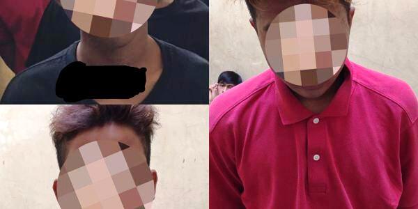 BIASA BERAKSI PAKAI PISAU... Polisi Amankan 3 Remaja di Pekanbaru