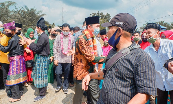 Jadi Bupati Terpilih, Afrizal Sintong - Sulaiman Disambut  Syukuran di Kubu