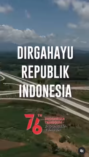 Presiden Jokowi  Unggah Video Tol Trans Sumatera, ''531 Kilometer Sudah Bisa Dilalui''