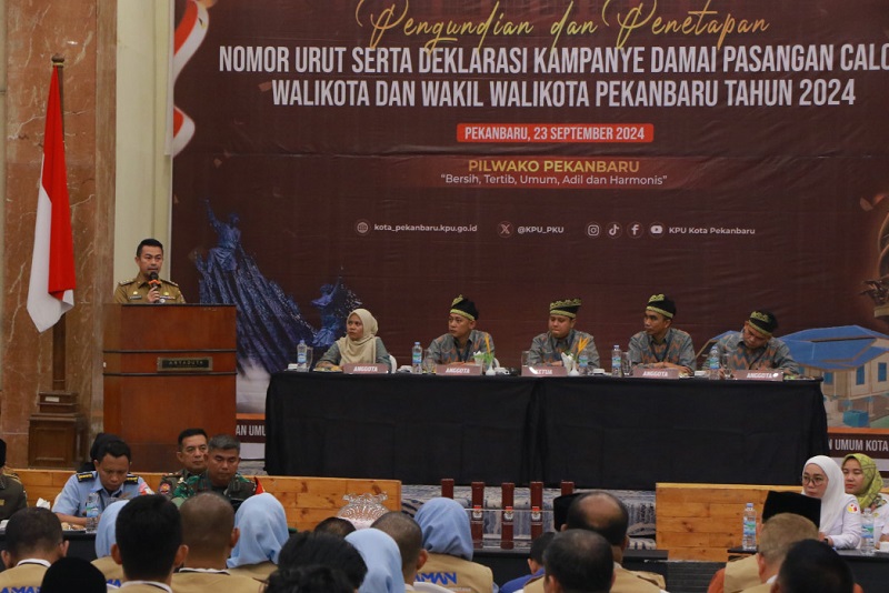 Pj Wako Ajak Semua Paslon Jaga Kondusivitas Selama Pilwako Pekanbaru