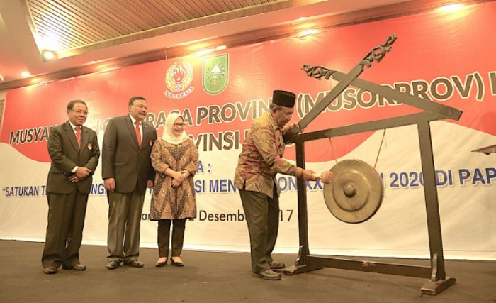 Dibuka Wagubri, Infrastruktur Jadi Prhatian  Musorprov XI KONI Riau