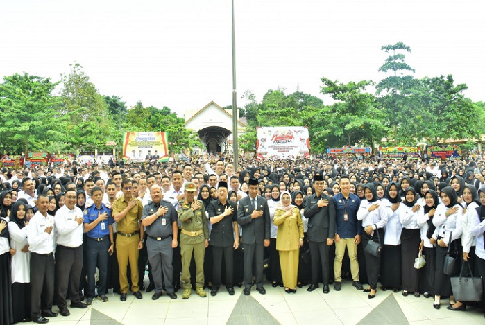 Resmi Dilantik, Raut Gembira Terpancar dari Ribuan CPNS dan PPPK Kabupaten Kampar