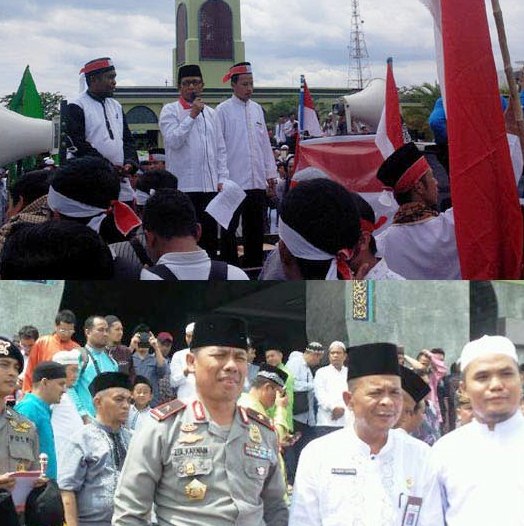 Ribuan Umat Islam Gelar Aksi Demo Anti Ahok di Pekanbaru