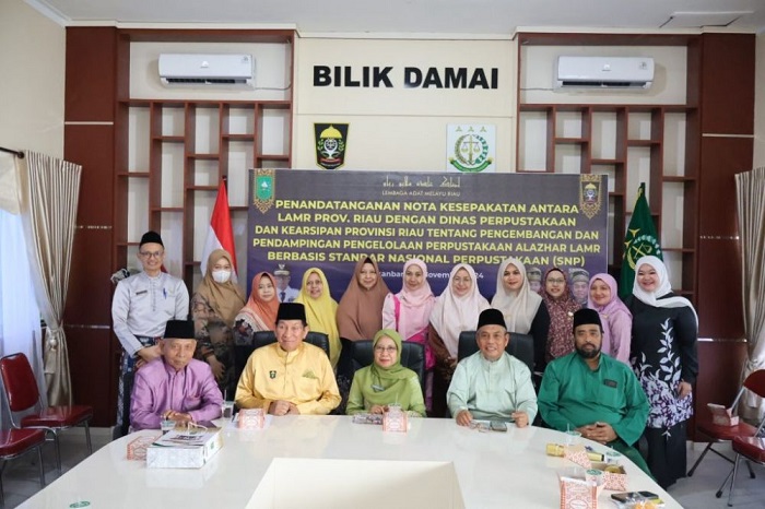 Sinergi Dipersip Riau dan LAMR, Optimalkan Pengelolaan Perpustakaan Khusus