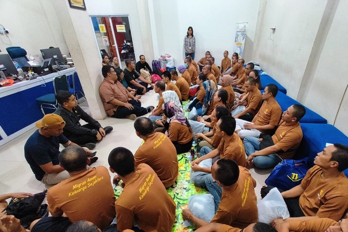 43 Pekerja Migran Bermasalah Tiba di Dumai