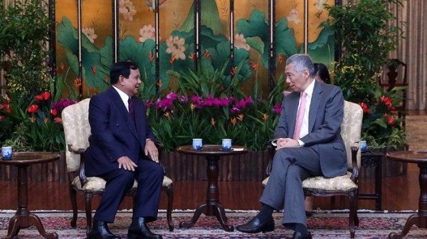 KEREN...Bertemu Perdana Menteri Singapura, Prabowo Bahas Indonesia 'Baru'