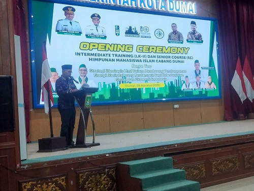 Hadiri Pelatihan HMI, Asisten I Ajak Pemuda Berkontribusi untuk Kota Dumai