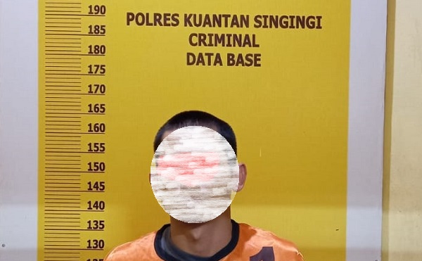 Satuan Reserse Narkoba Polres Kuansing Amankan Satu Orang Terduga Pelaku Narkoba 
