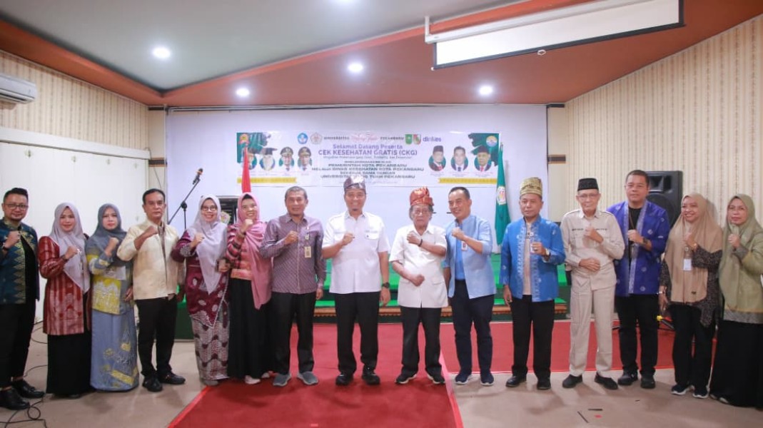Kejar Capaian Program Cek Kesehatan Gratis, Diskes Pekanbaru Gandeng Universitas Hang Tuah