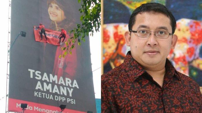Komentari Baliho Politisi PSI Disegel, Fadli: Mulailah Transparan, Siapa Donatur Kalian!