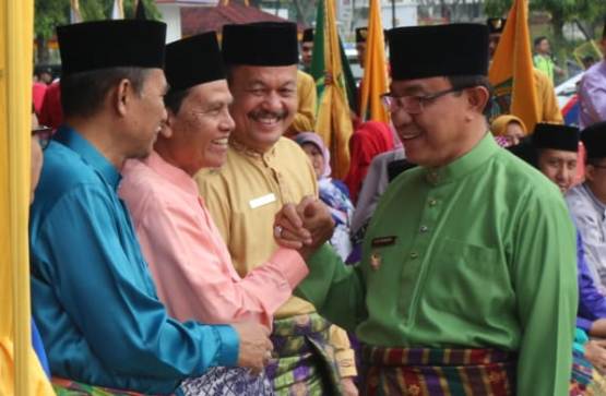 Bupati Wardan  Hadiri Peringatan HUT Ke-61 Provinsi Riau di Pekanbaru