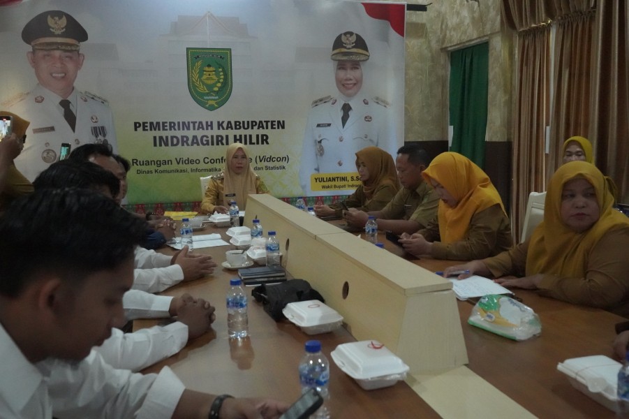 Wabup Inhil Ikuti Rakor Pengendalian Inflasi Bersama Mendagri