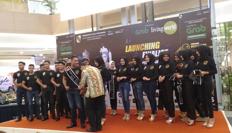 Meriah, Dispar Launching Finalis Bujang Dara Pekanbaru 2019