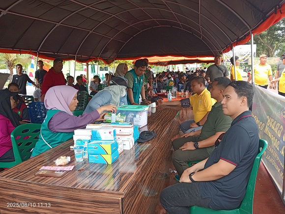 Semarakkan TMMD ke-125, Kodim 0321 Rohil Gelar Fun Run 5K dan Pasar Murah
