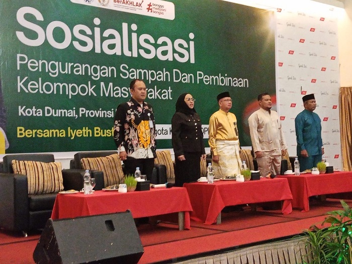 Iyeth Bustami Hadiri Sosialisasi Pengurangan Sampah di Dumai