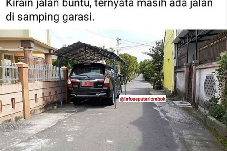 Terlalu! Pejabat Buat Garasi Mobil di Jalan, Warga Geleng-geleng Kepala, Ini Fotonya
