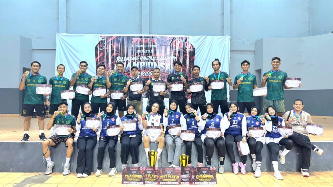 Mahasiswa UIR Sumbang Mendali Emas dan Perak usai Berlaga pada Kejuaraan Palembang Handballl Akademi Championship 2026