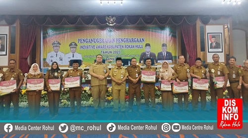 Inovative Award Tingkat Kab. Rohul tahun 2023,Sukiman : setiap OPD ciptakan 1 inovasi/Tahun