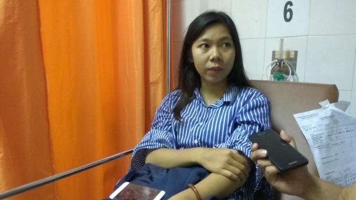 Ini Kesaksian Oktarina Sarah, Mahasiswi Asal Palembang  Korban Jatuhnya Balkon BEI