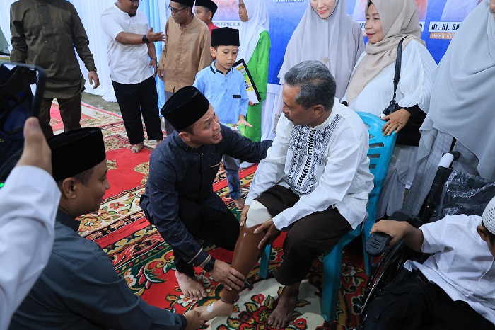 Agung Paparkan Progres Pembangunan Pekanbaru di Masjid Jami' Rumbai Permai