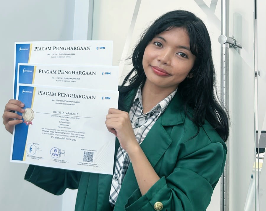 Callista Larasati Ukir Prestasi di Tiga Bidang pada OPN 2026, Bawa Nama FIKOM UMRI di Ajang Nasional