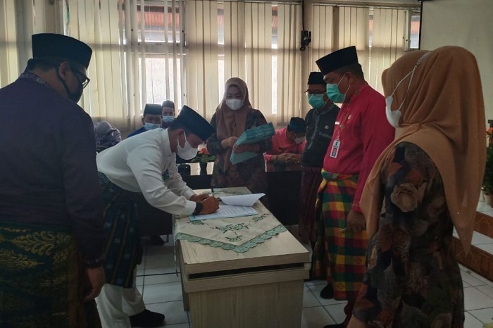 Pimpin Sertijab, Kadis LHK Riau Tekankan Program Riau Hijau dan Pencegahan Karhutla