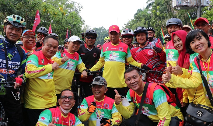 Gowes Fun Adventure LPM Bersempena HUT Pekanbaru Dijejali Ribuan Peserta, Begini Penampakannya...