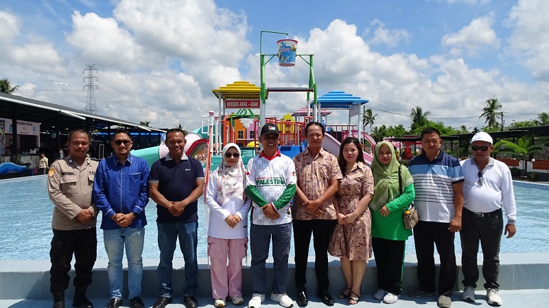 Wahana  WisataAair Silver Water Land Beroperasi di Tembilahan